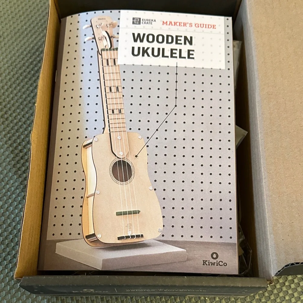 KiwiCo Wooden Ukulele Kit - Black - Picture 2 of 3